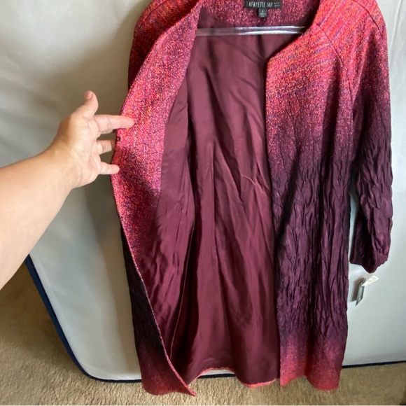 Lafayette 148 Tweed Duster Jacket - Picture 3 of 10